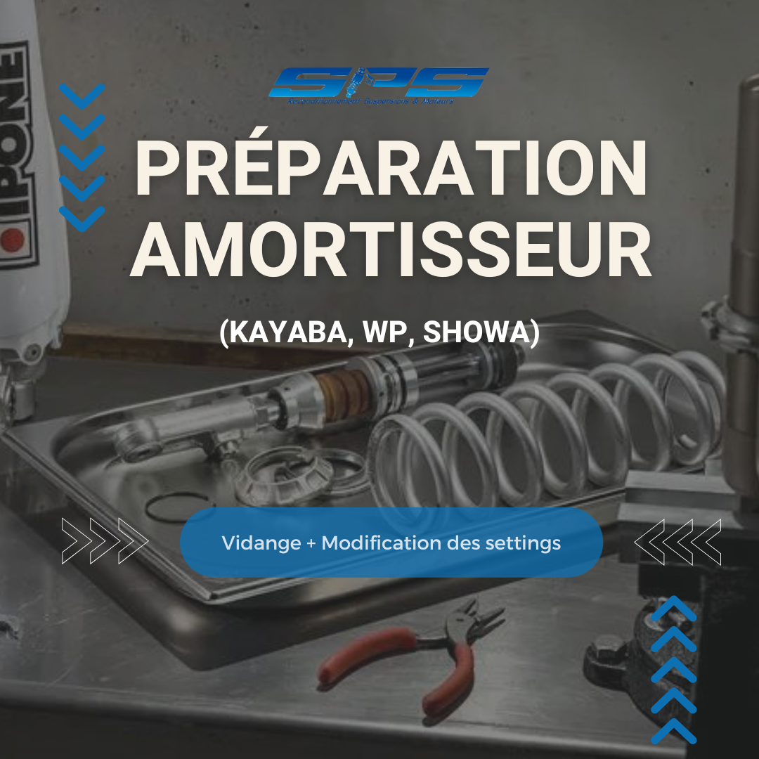 PRÉPARATION AMORTISSEUR (Öhlins, Kayaba, WP, Showa)